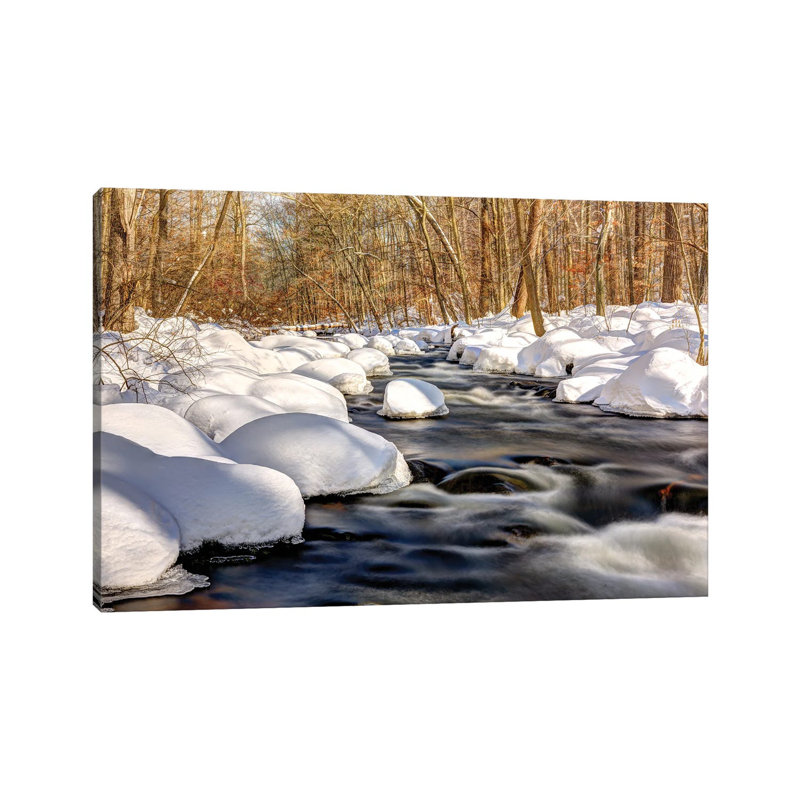 Marshmallow Flow by David Gardiner - Wrapped Canvas Gallery-Wrapped Canvas Giclée, 26"H x 40"W