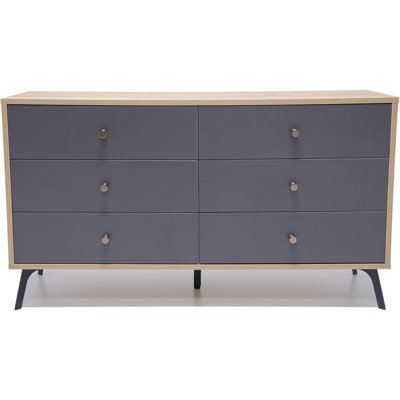Raveena Max Chest Oak/Dark Gray