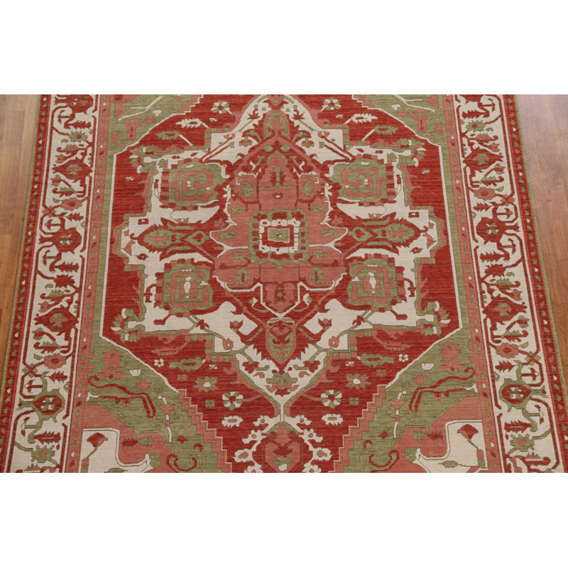 Tapis oriental en laine Heriz Serapi noué à la main 7 x 10