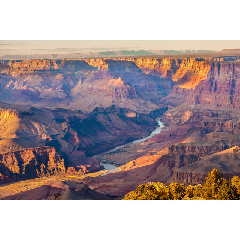 Majestic Vista Of The Grand Canyon - Wrapped Canvas Print, 20cm H x 30cm W