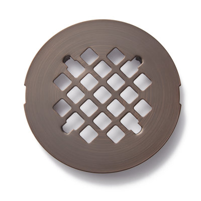FundamentALL 4-1/4" Round Snap-In Shower Drain Cover