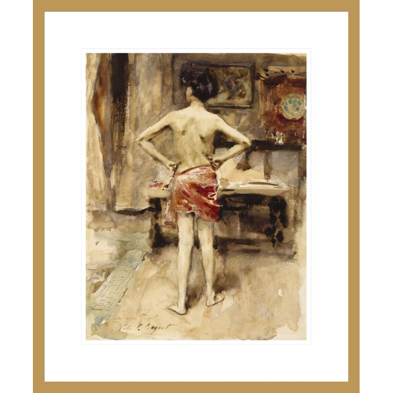 The ModelJohn Singer Sargent - Impression sur toile, H 21,37 po x l 17,75 po