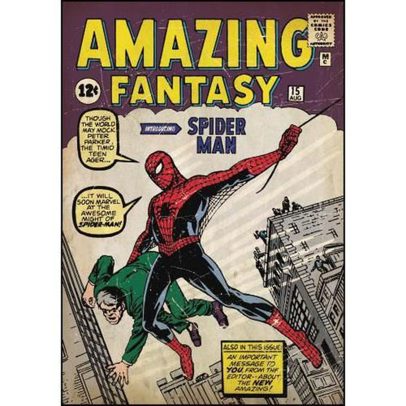 Spiderman Comic Book Wall Sticker