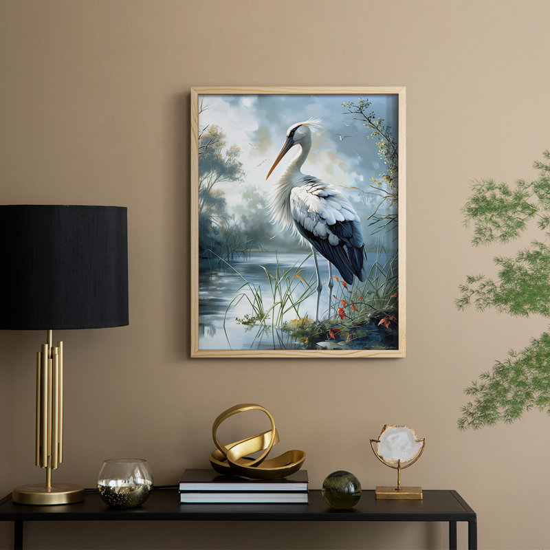 ANIMALS Series CV, reproduction encadrée - bois massif, H 11 po x l 9 po