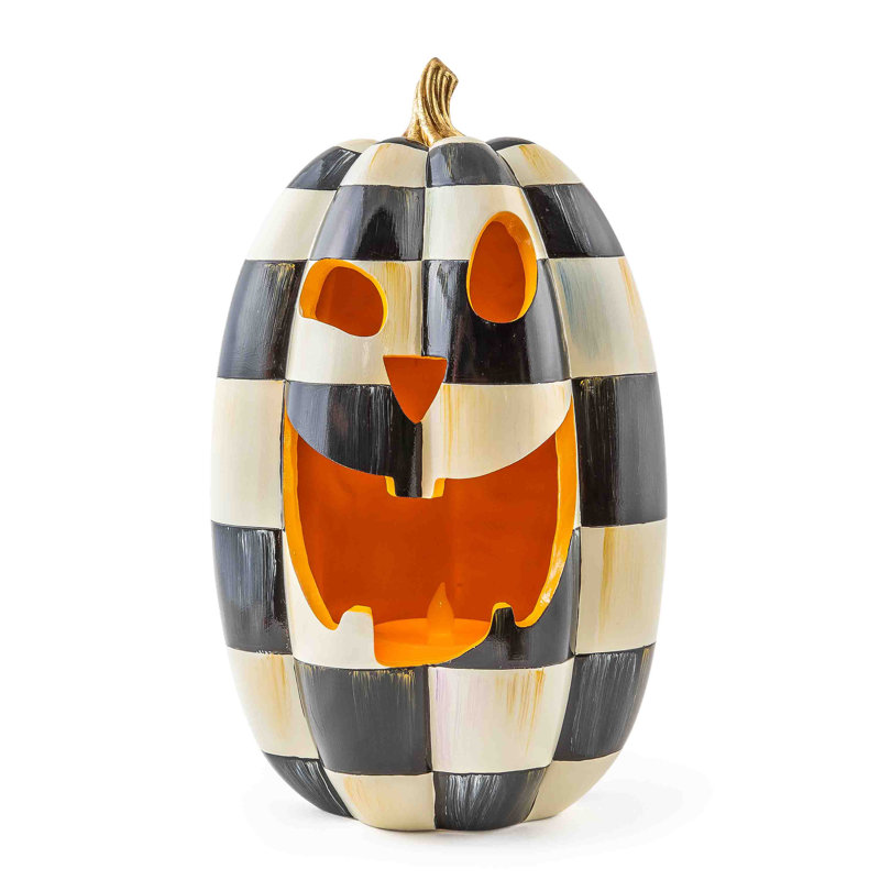 Courtly Check® Illuminated Jack O' Lantern - Tall