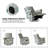 Antasia 34'' W Rocking Swivel Nursery Recliner-83465892
