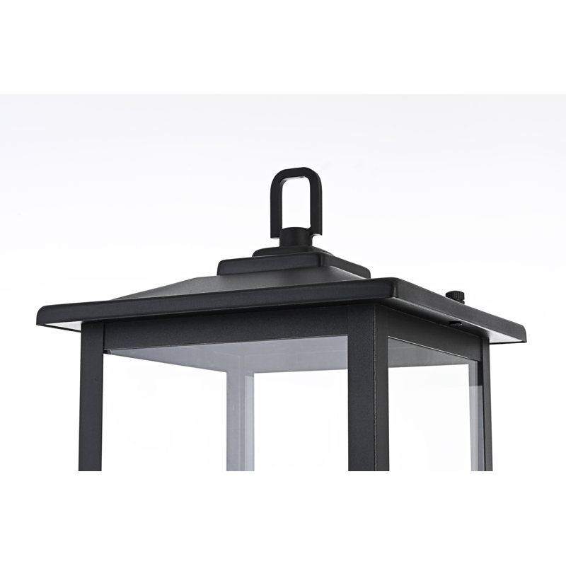 Glenwood 9 Inch Outdoor Post Light in Black