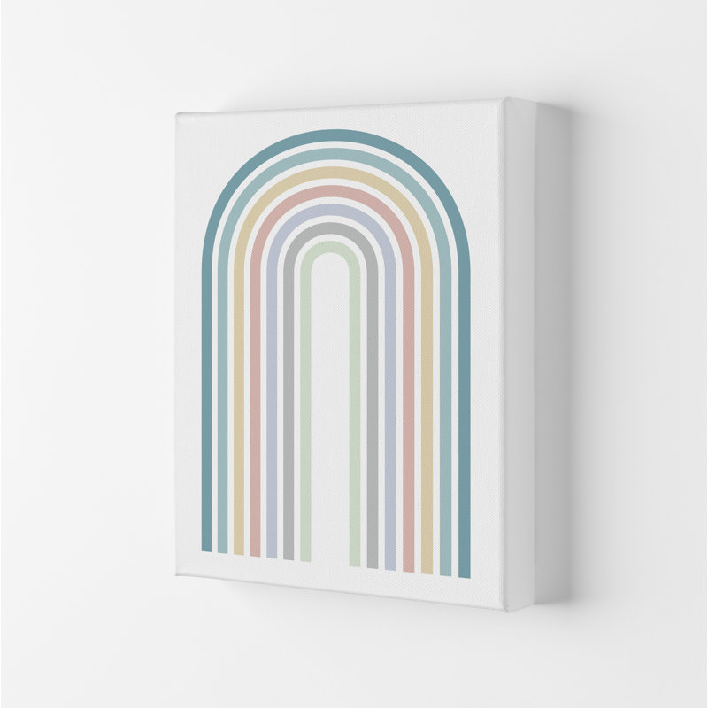 Colourful Rainbow Original - Print, 84cm H x 59cm W x 1cm D, No Frame