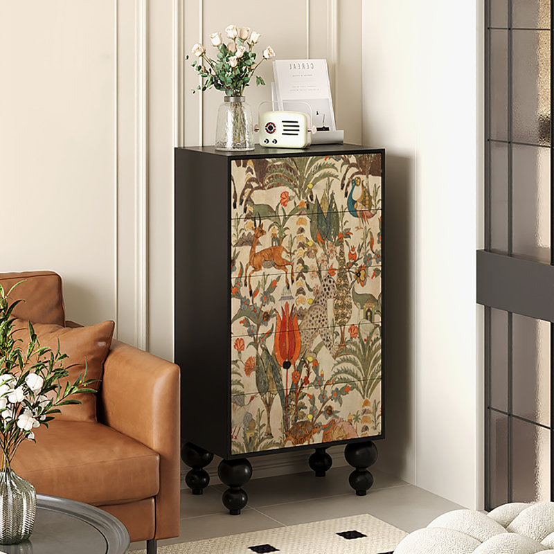 Armoire à tiroirs de style rétro avec rangement de style américain