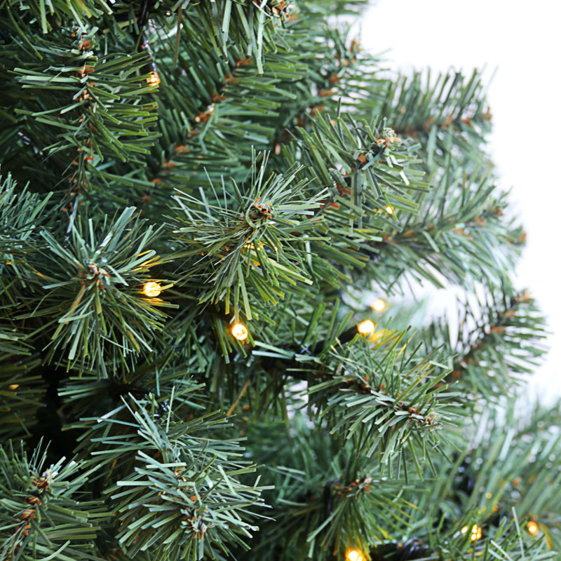 Arbre de Noël artificiel épinette éclairé 6 pi