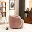 Fauteuil demi-tonneau pivotant rembourré Munehito-986386219