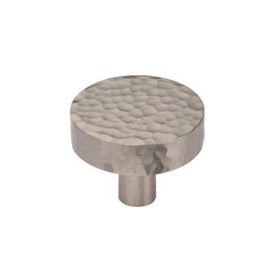 Hammered Disc Cabinet Knob
