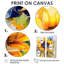 Jaune, bleu, doré, tournesols joyeux - impressions d'art sur toile jaunes-758622520-758622525-758622524