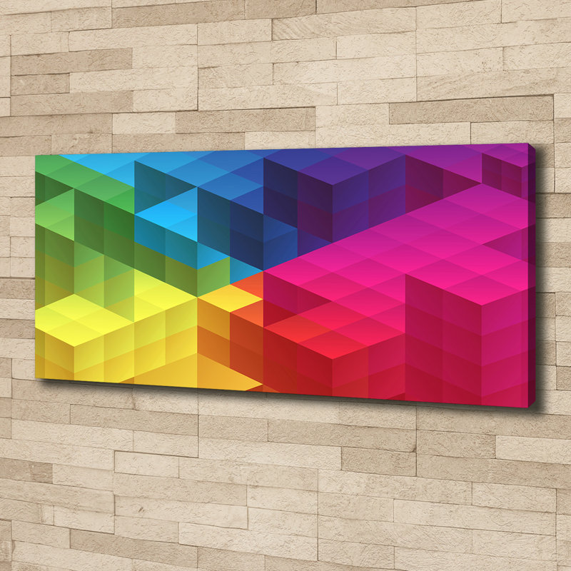 Geometric Background - Wrapped Canvas Print
