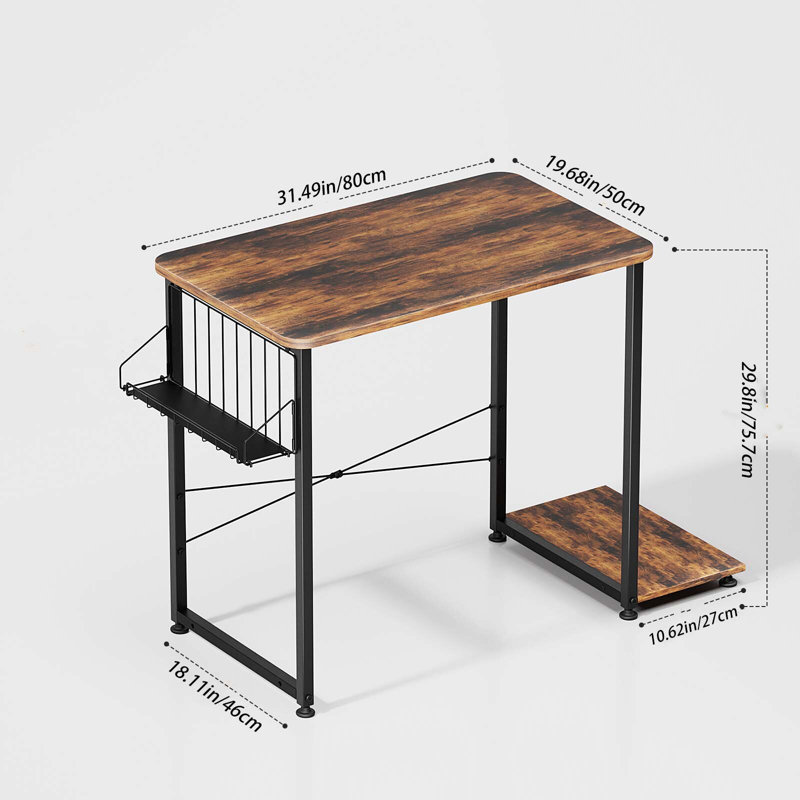 Bureau d'ordinateur Zw Host 80Cm (avec tube de connexion au milieu)