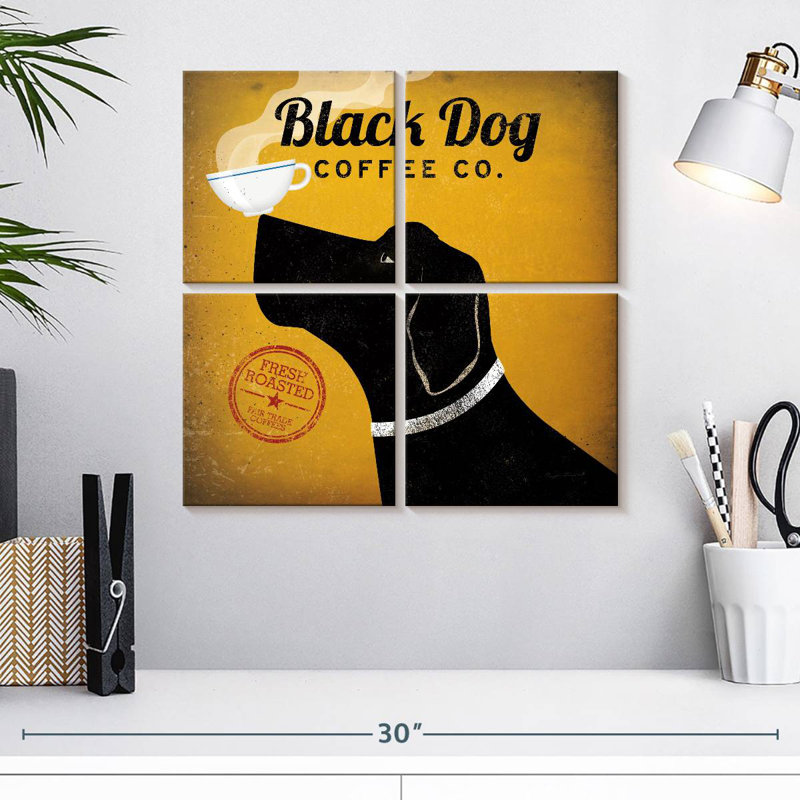 Tergel Black Dog Coffee Co, H 18 po x l 18 po