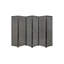 240 cm W x 180 cm H 6 - Panel Iron Folding Room Divider