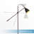 Shraga 65 in. Black Modern Foot Switch 1 Light Metal Marble For Living Room Bedroom Reading Standing Up Arched Task Floor Lamp Corner Tall Lights