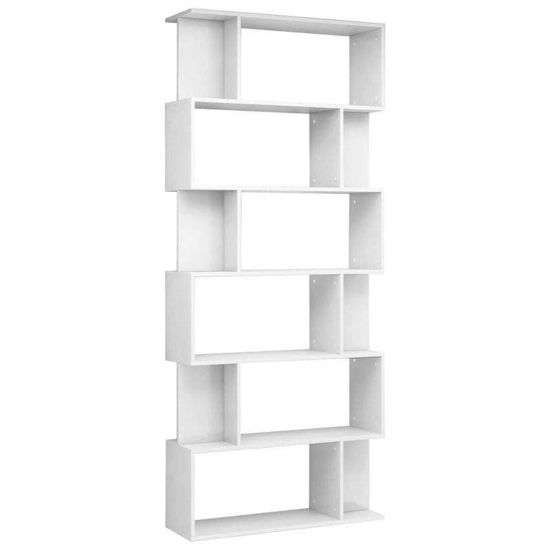 Alec-Andrew 203.2cm W Bookcase, White