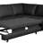 Damar Leather Corner Sofa with Sleeping Function and Storage-612128411-612128415