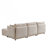 Combination Style Sofa, Modern Minimalist Sofa With 2 Comfort Cushions With Usb & C Charging Ports-190455240