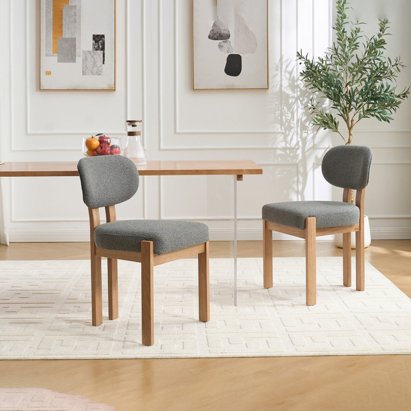 Chaises de salle à manger modernes, chaises de salle à manger rembourrées modernes, chaises de campagne pour la salle à manger, ensemble de 2
