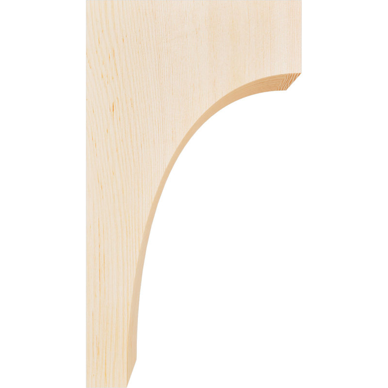 Huntington Corbel, H 18 po x l 3,5 po x P 10 po, Sapin de Douglas, Lisse