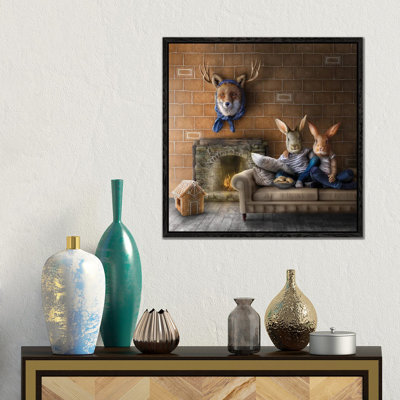 Home Fairytale: Hansel And Gretel by Spielsinn Design - Gallery-Wrapped Canvas Giclée on Canvas