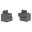 Ensemble modulaire de patio de 27,6 po de largeur avec coussins-36637364-36637602-242255414