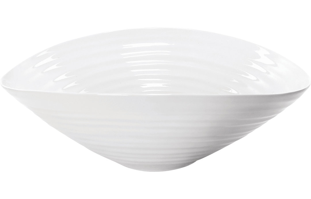 Portmeirion Sophie Conran White Salad Bowl Portmeirion 