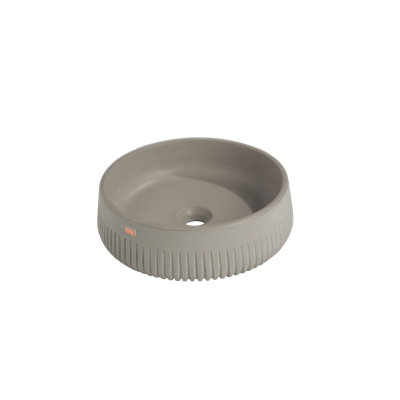 Papua Circular Concrete Vessel Sink