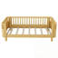 Plateforme simple en bois avec rails-128496850