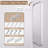 Cozy Design Tempered Glass Framed Wall-Mounted Bathroom Vanity Mirror-102799374-102799396-102799386