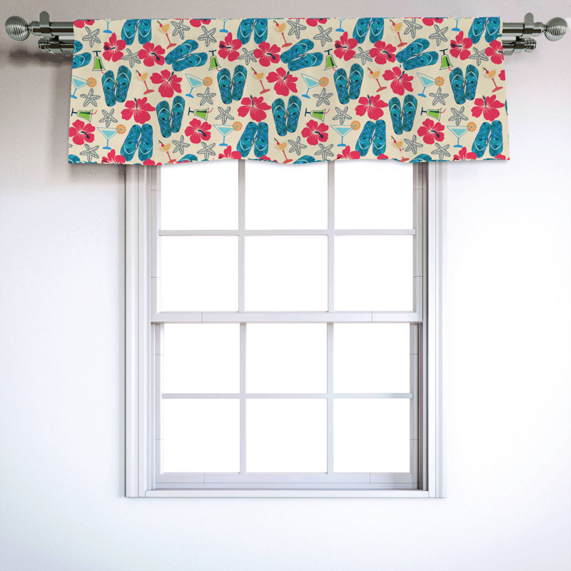 Sateen Ruffled Window Valance