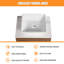 Meuble-lavabo simple avec plateau Besnike 35,44 po
