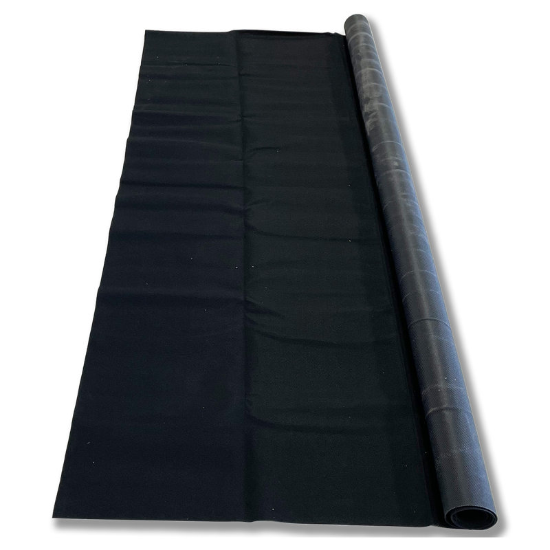 AutoFloorGuard 88'' Garage Flooring in Black, 100"L x 88"W