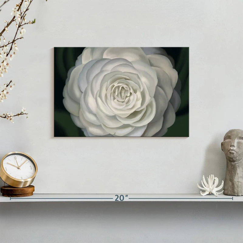 " Camellia " Print, 8" H x 12" W x 1" D