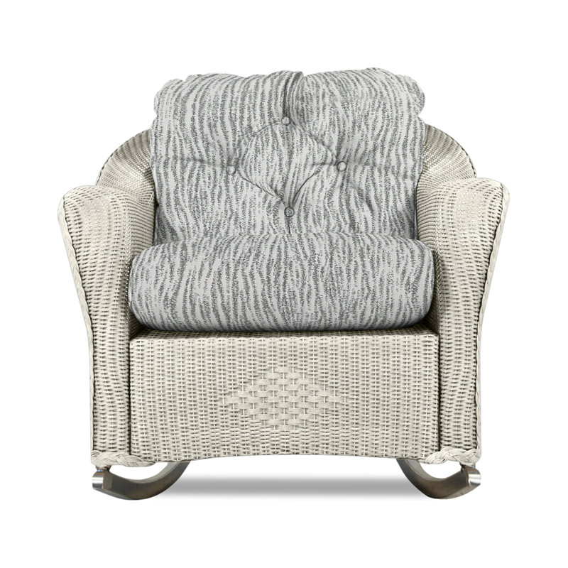 Reflections Outdoor Rocker Chair, Beach Navy, Linen