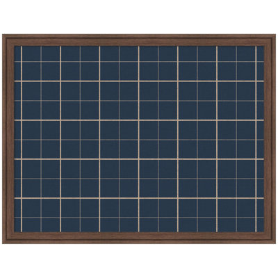 Framed Fabric Pinboard Navy Blue Plaid Printed Linen Bulletin Board
