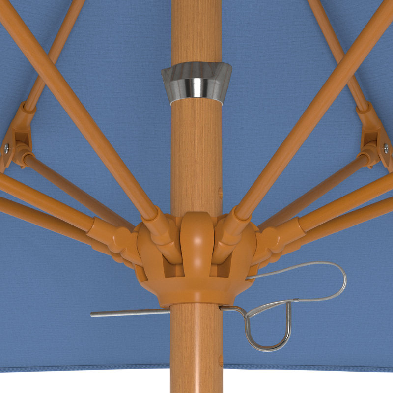 Parasol en bois de teck 7,5 pi, 96" H x 85" W x 85" D, Caprl