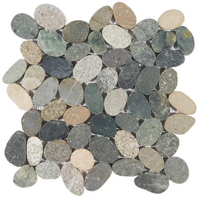 Nature 12x12 Round Honed Natural Stone Mosaic Tile