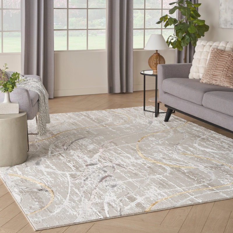 Ankica Abstract Area Rug, Rectangle 160 x 221 cm