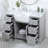 Pardue 48'' Single Bathroom Vanity with Marble Top-2083273601