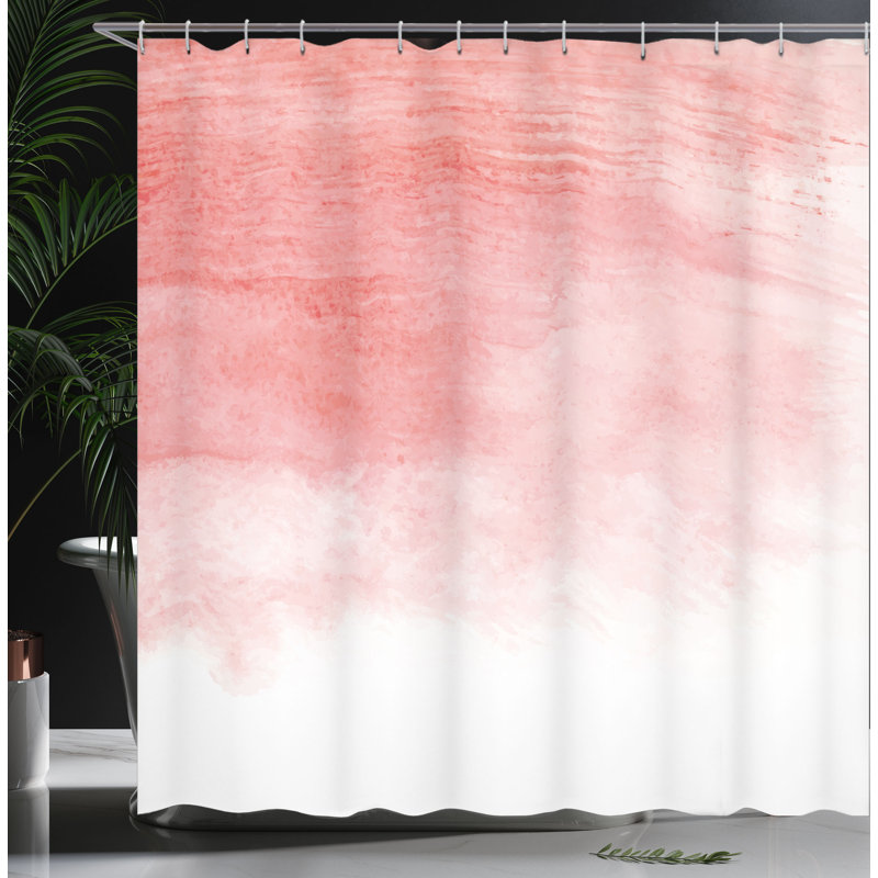 Shower Curtain with Hooks Included, 84"H x 69"W
