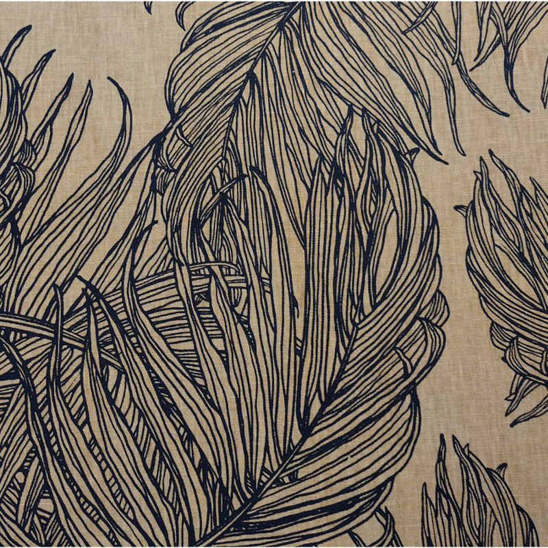 PALMS-NAVY, Tiger Ebony