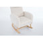 Chaise berçante avec pieds en bois massif-1675249531