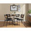 Chaise d'appoint Borrayo en noir