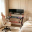 Bureau moderne, bureau d'ordinateur, bureau de jeu avec double bureau (seulement bureau)
