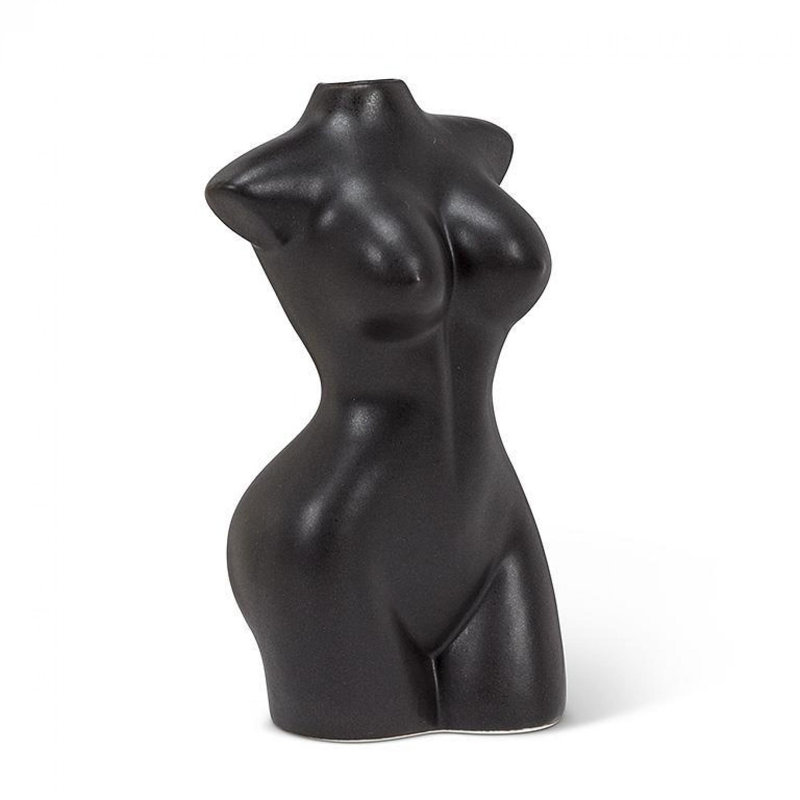 Body Bud Vase, Matte Black