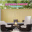 Fauteuil inclinable pivotant en osier-748498710